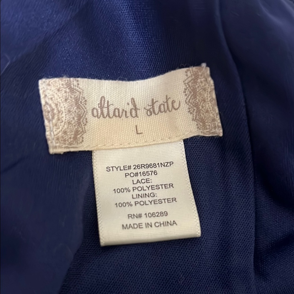 Altar'd State Navy and White Floral Dress - Picture 11 of 11